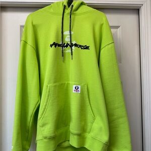 Bape Lime Green Hoodie ( Aape )